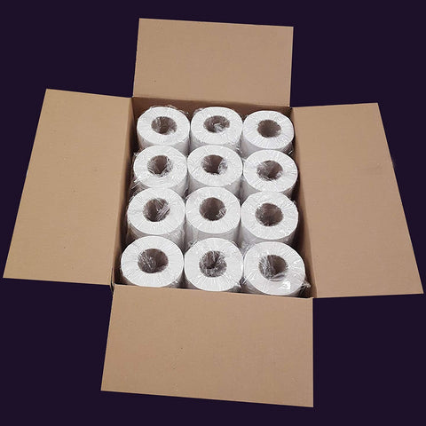 White Couch Rolls 20" 2PLY Case Of 12 40m x 500mm
