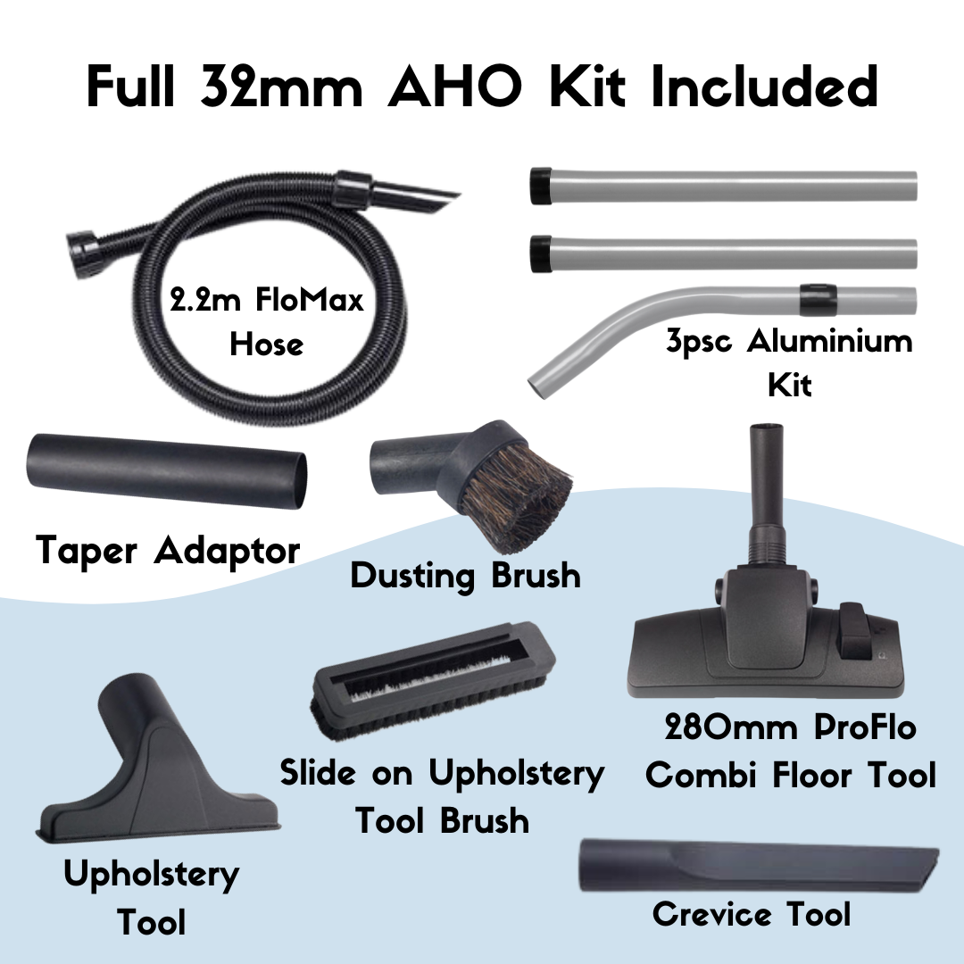 Kit completo tubo e accessori ⌀ 32 mm per Numatic aspirapolvere 1001020
