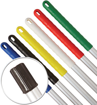 Exel Mop Set Push Fit Handle 137cm + Mop Head - Various Colours