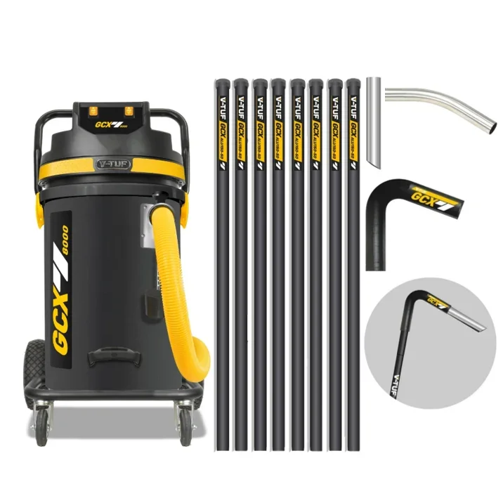 V-TUF GCX8000 Gutter Vacuum Cleaner (40FT Aluminum Poles) 80L 3500W