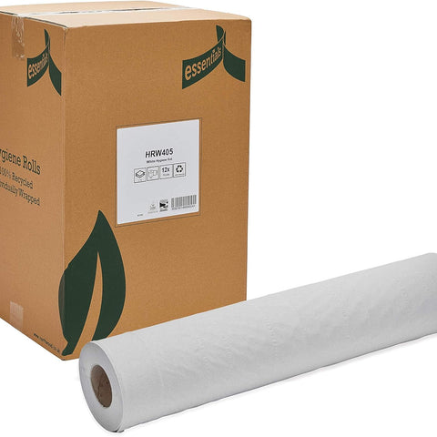 White Couch Rolls 20" 2PLY Case Of 12 40m x 500mm