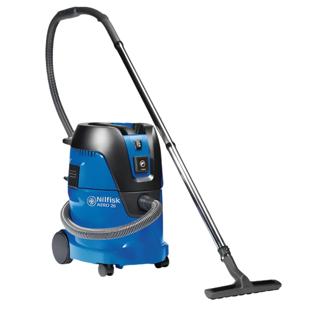 Nilfisk AERO 26-21 26L wet and dry vacuum cleaner with hose and floor nozzle
