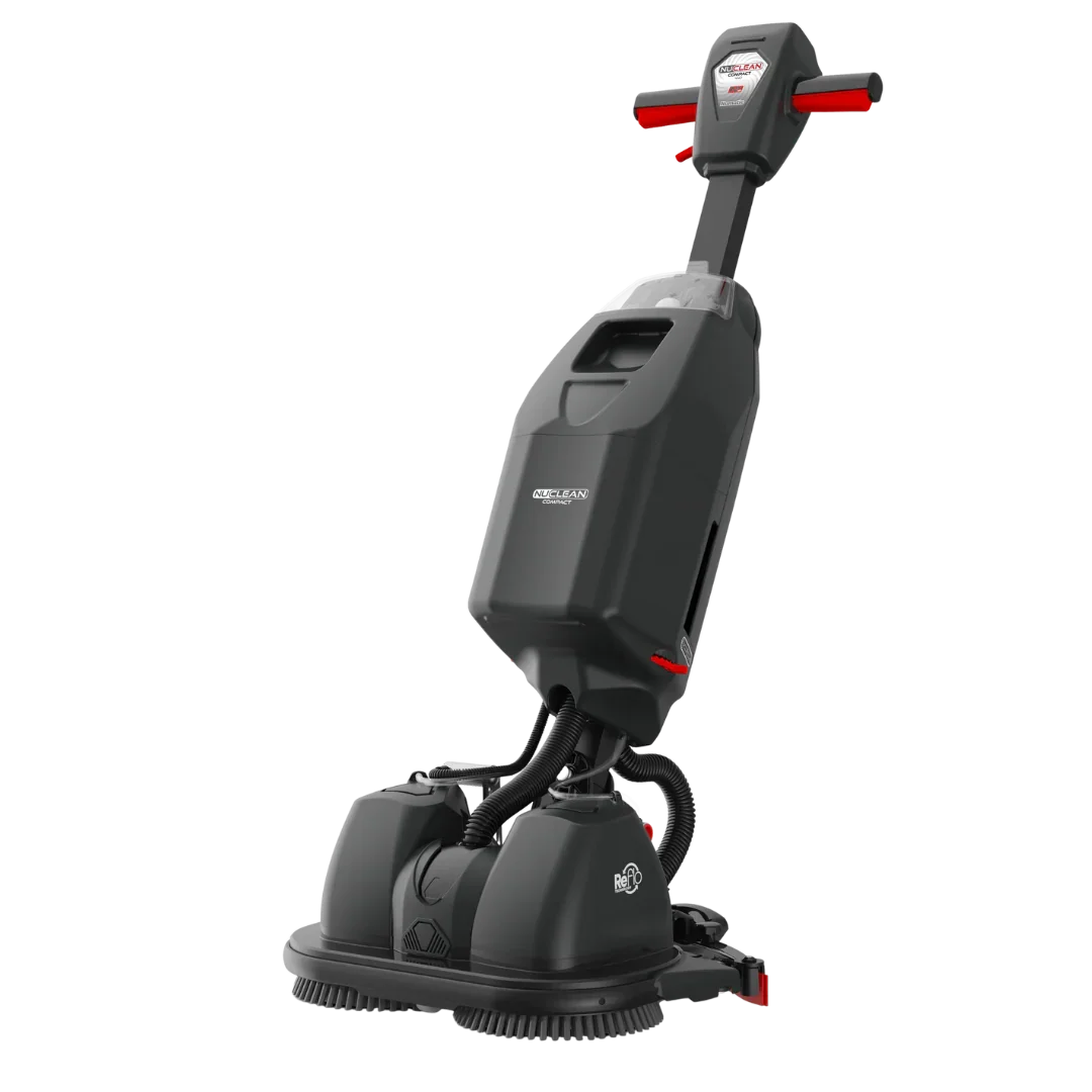 Numatic 440NX upright battery-powered floor scrubber dryer with dual brush system