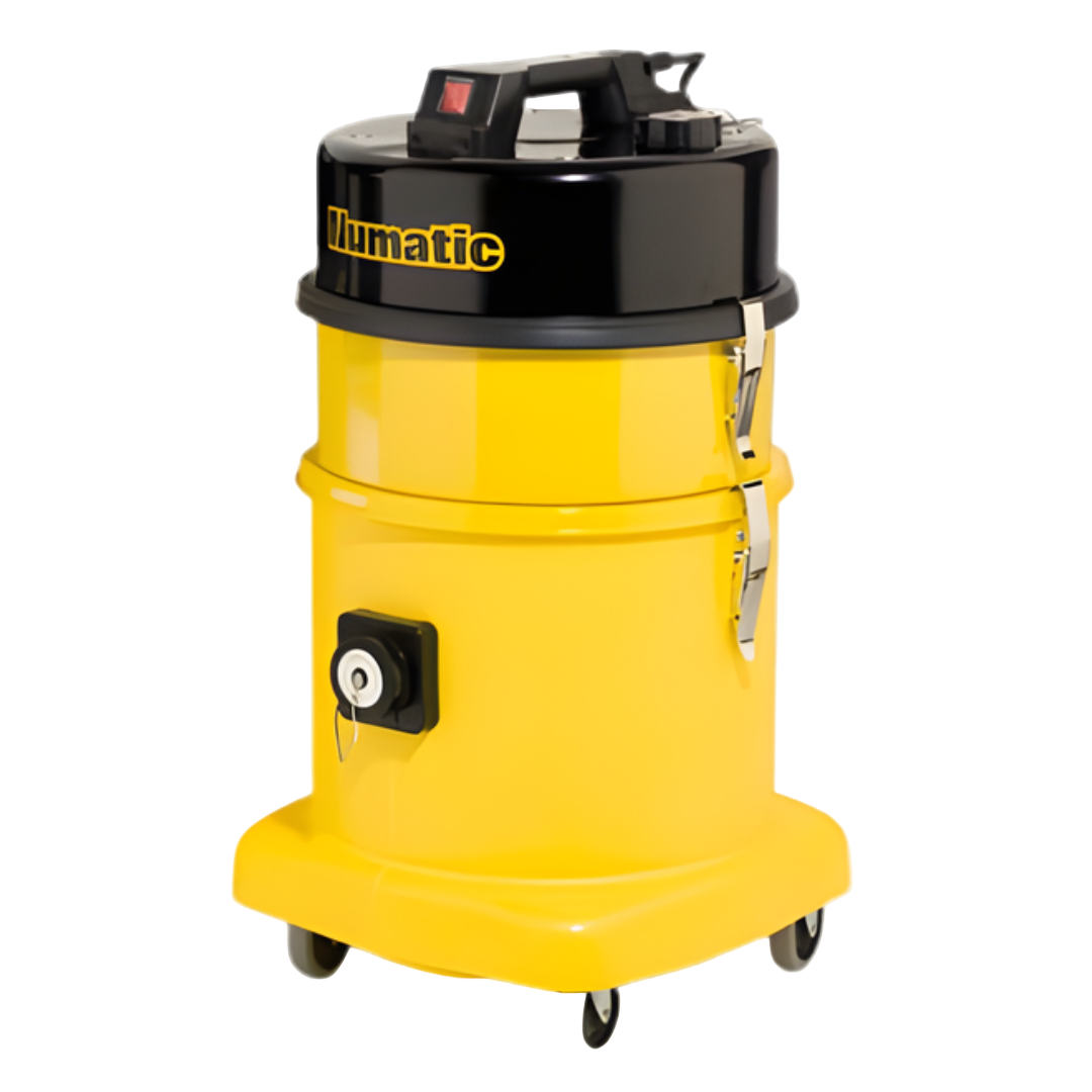 Numatic HZD570 H-Class hazardous dust vacuum cleaner with twin motors and HEPA filtration for industrial dust extraction