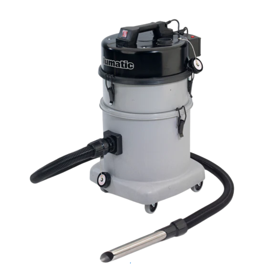 Numatic MV570 M-Class dust extractor with HEPA filtration and stainless steel wand for professional dust collection