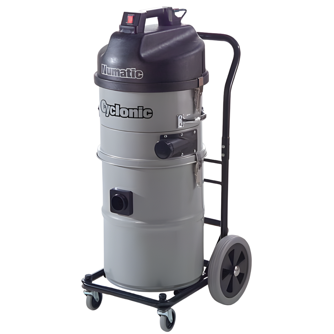 Numatic NTD750C cyclonic industrial dry vacuum extractor with steel drum