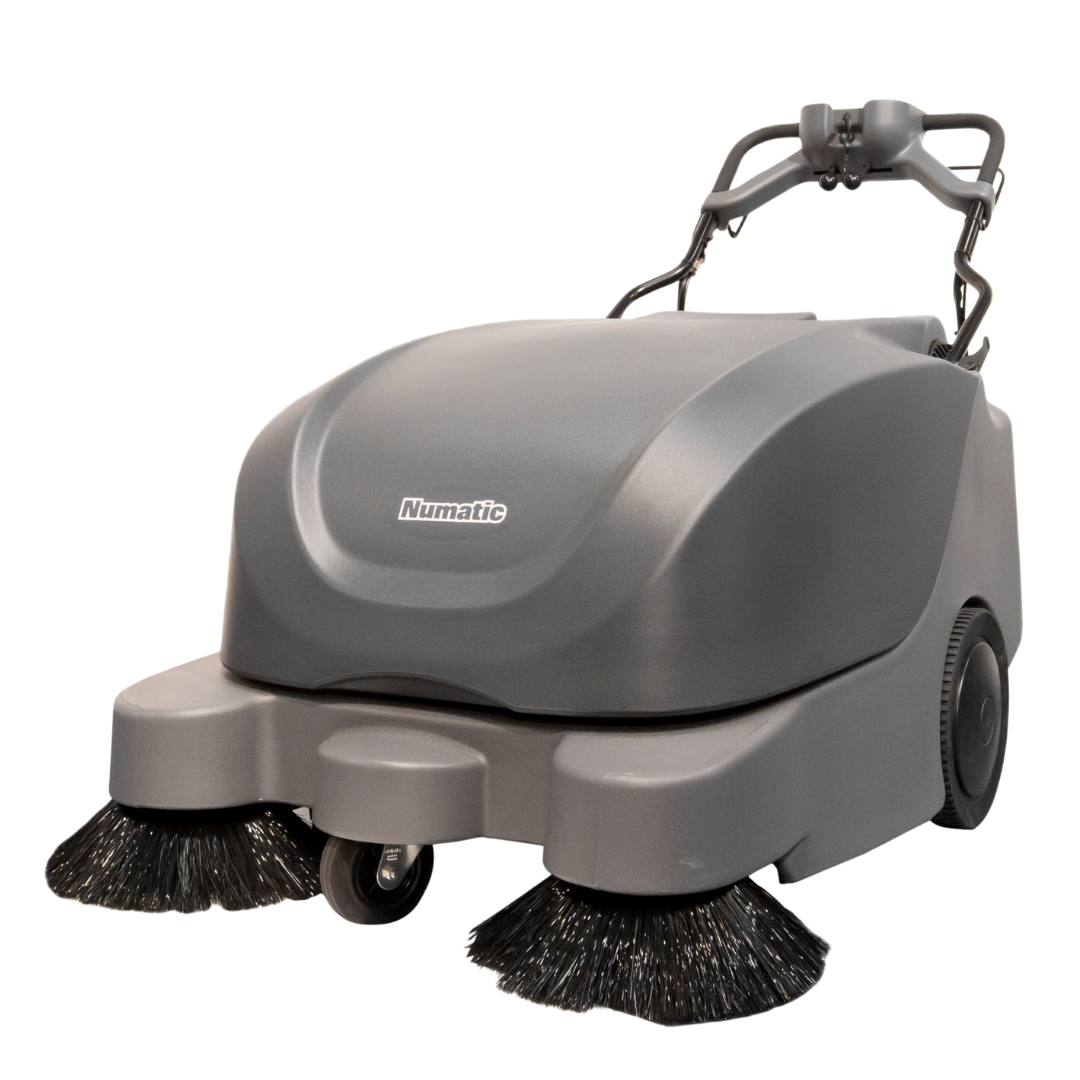Numatic NU9 Battery Floor Sweeper – cordless industrial cleaning machine for warehouses, factories, and commercial floors