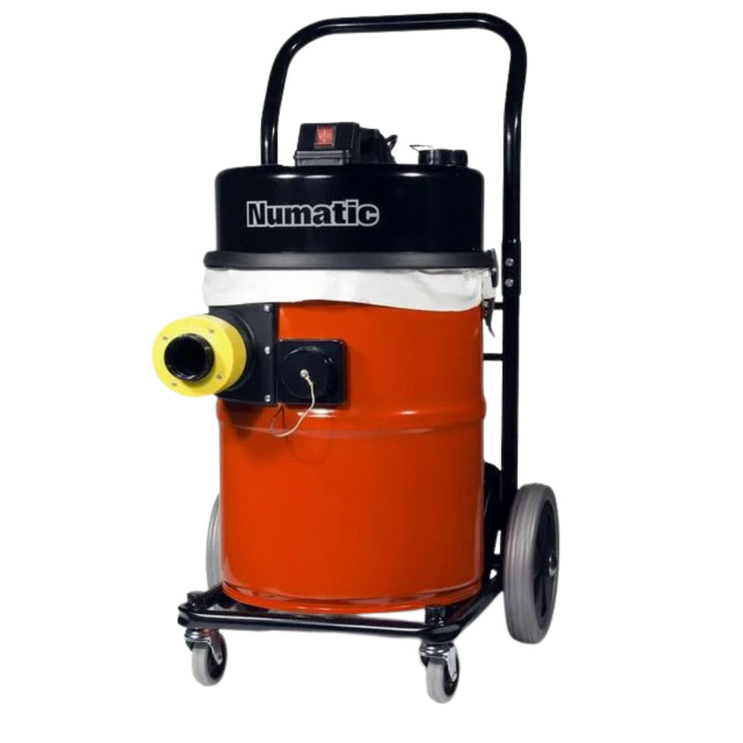 Numatic NVD750S WoodWork industrial dust extractor with 35L drum and high-capacity twin-motor system
