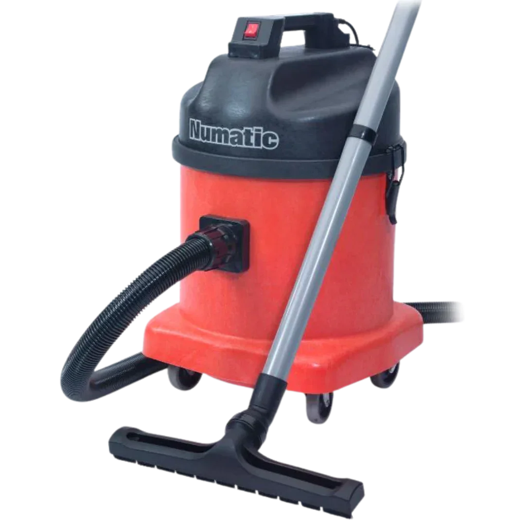 Numatic NVDQ570 industrial dry twin-motor builders vacuum with floor tool
