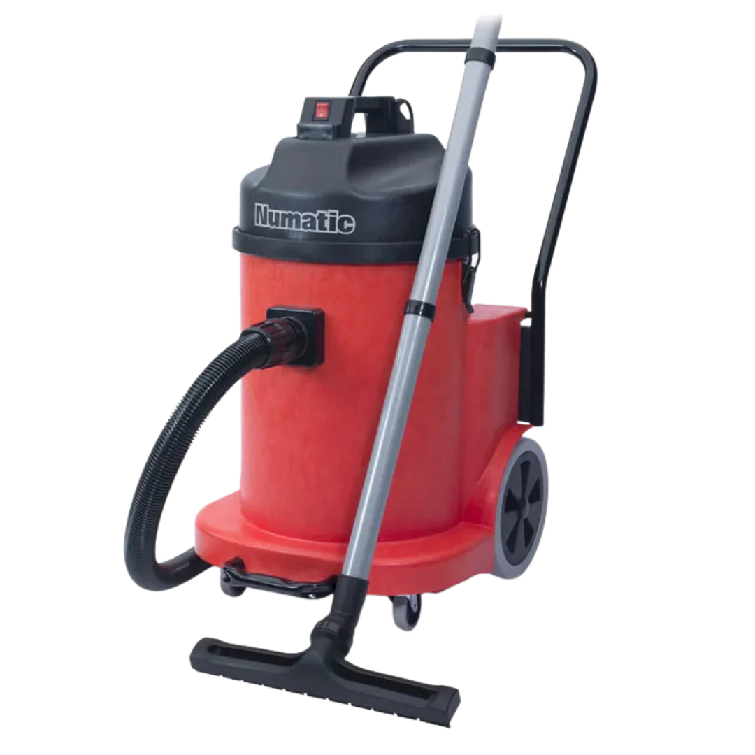 Numatic NVDQ900-2 heavy-duty industrial dry vacuum cleaner with dual motors