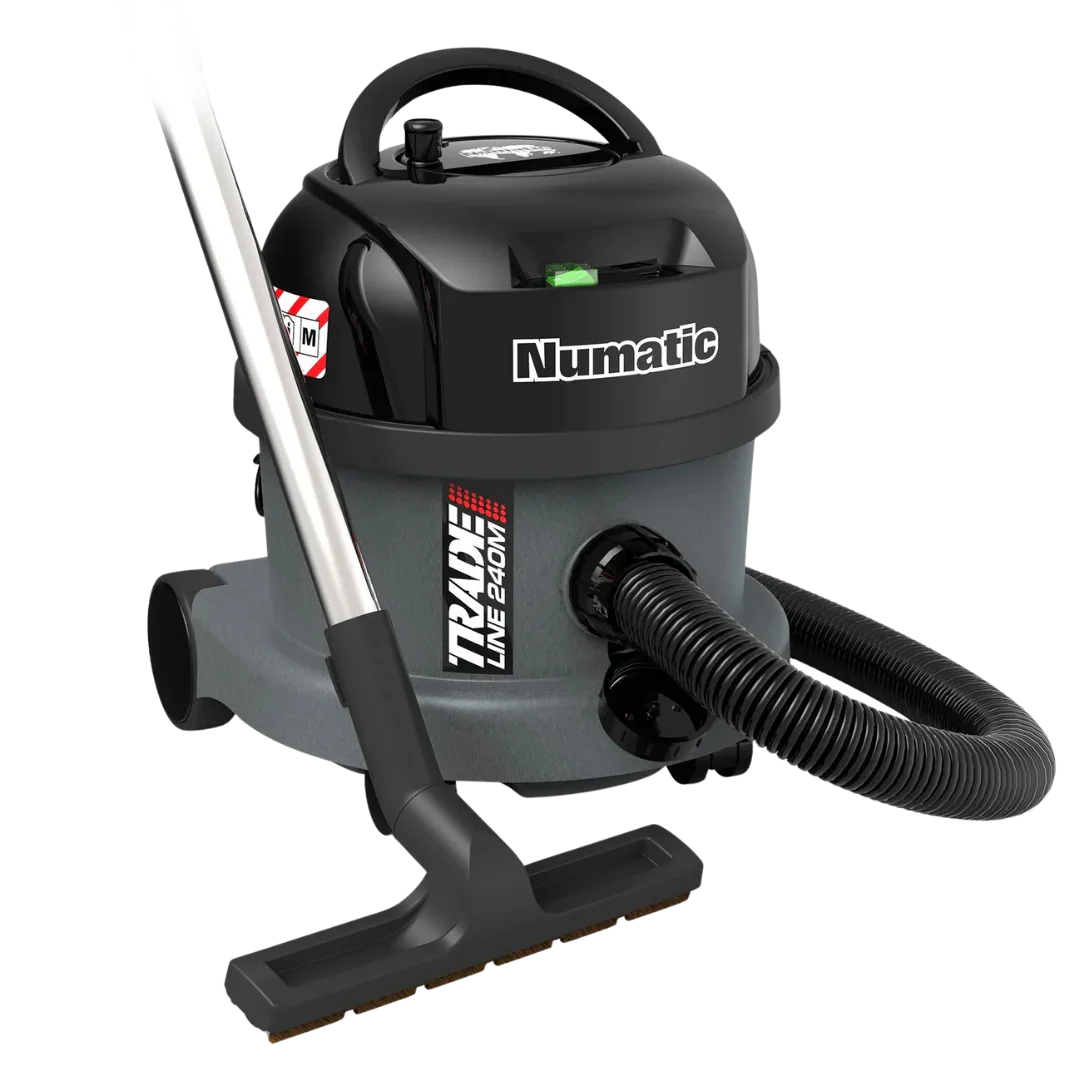 Numatic TRM240 M-Class vacuum cleaner with HEPA H14 filter for industrial dust extraction