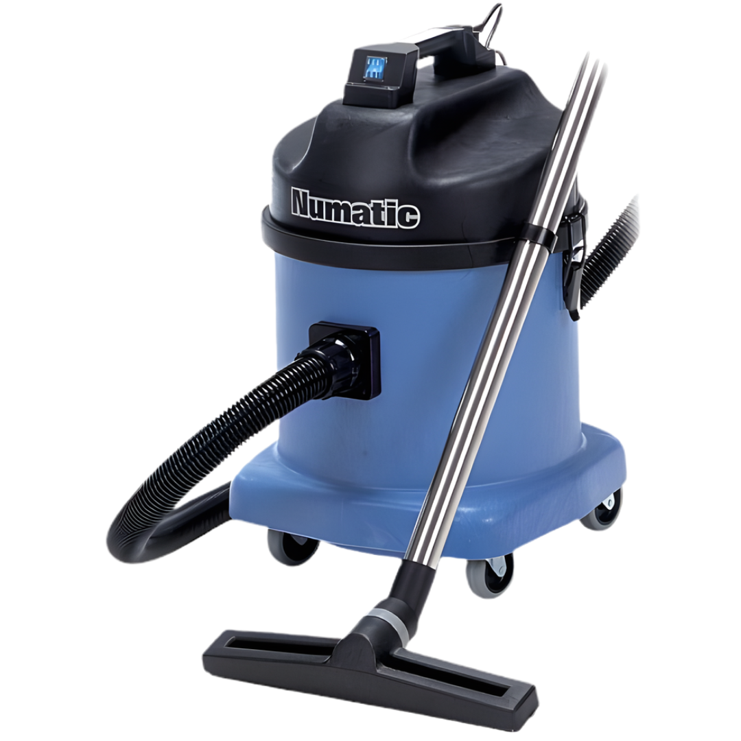 Numatic WV570 wet and dry vacuum cleaner with stainless steel wand and floor tool