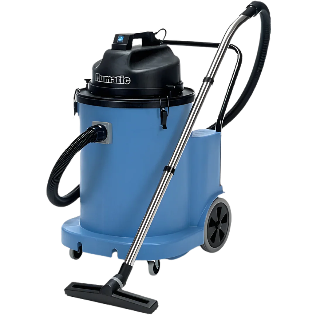 Numatic WVD1800DH 70L industrial wet vacuum cleaner with stainless steel wand and floor tool