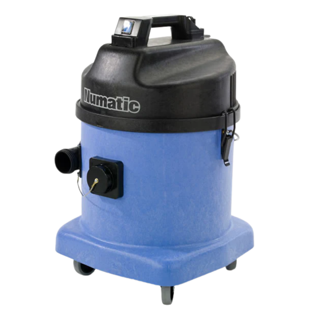 Numatic WVD570-C industrial oil and swarf vacuum cleaner for workshop coolant recovery