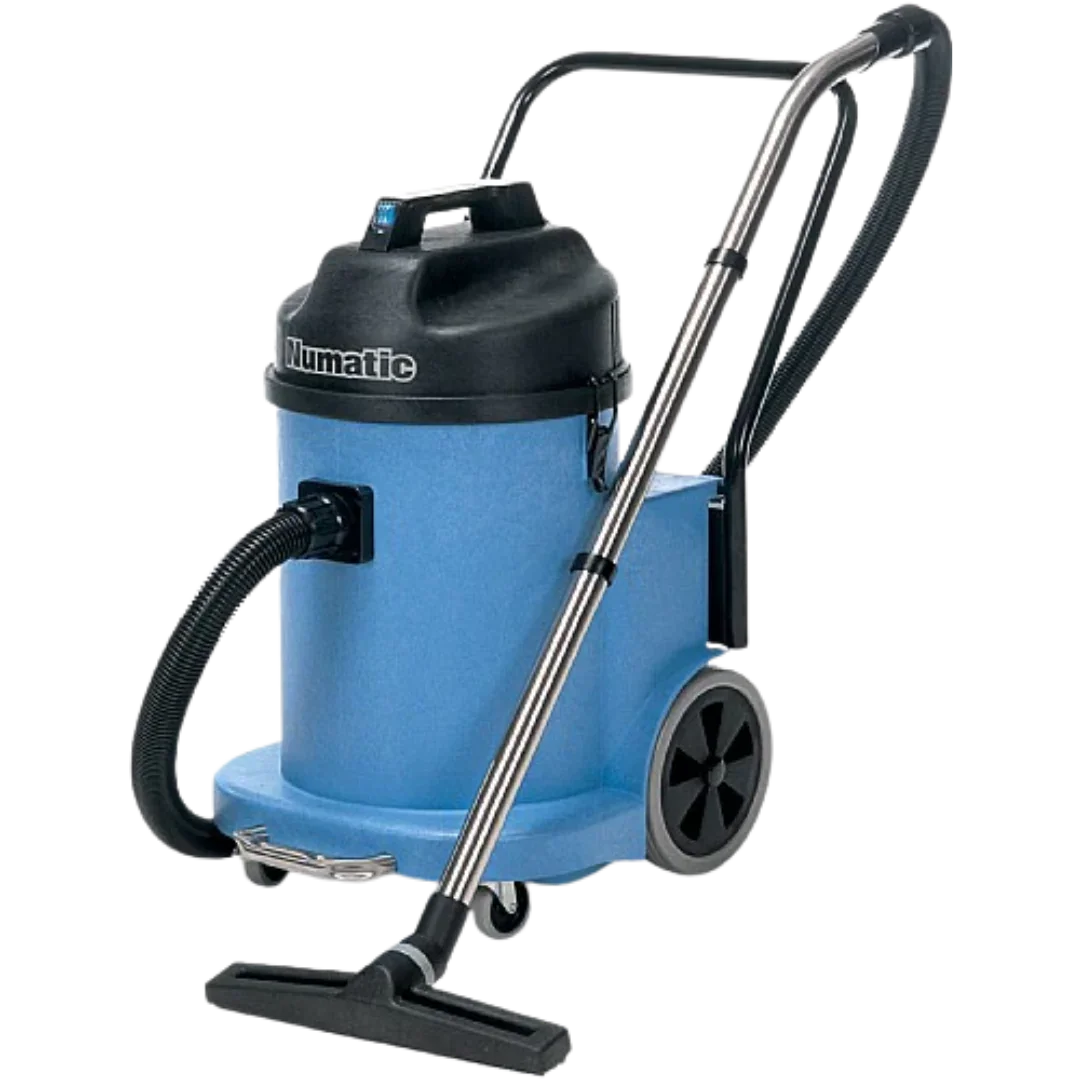 Numatic WVD900-2 40L industrial wet and dry vacuum cleaner with stainless steel wand and floor tool
