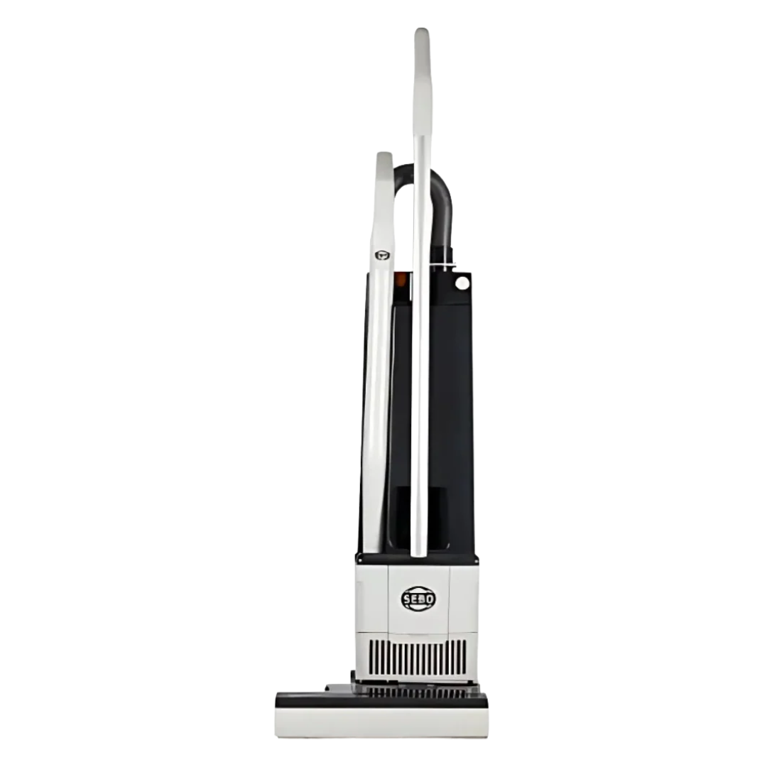 SEBO BS360 commercial upright vacuum cleaner with 36cm brush for professional floor cleaning