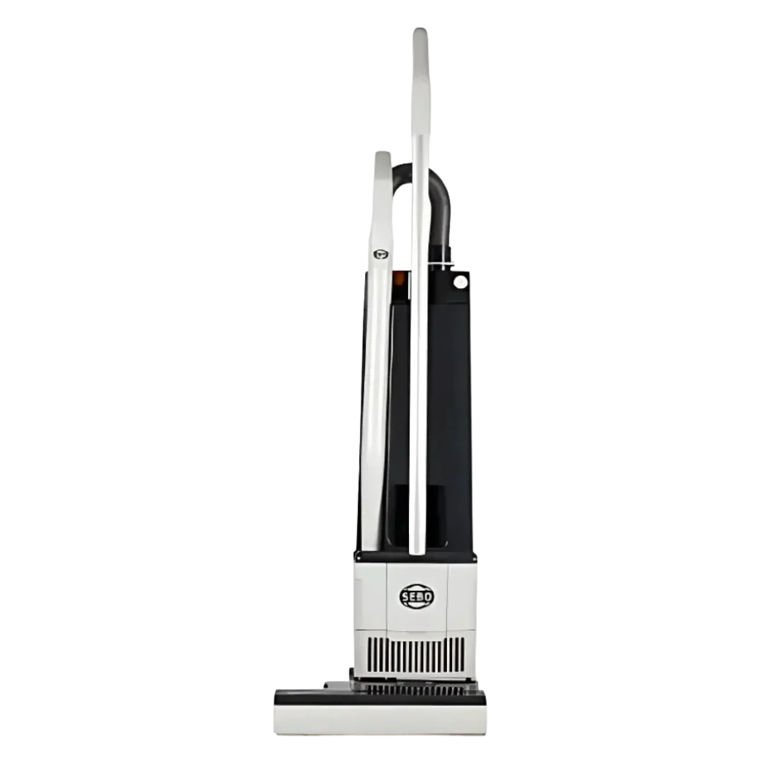 SEBO BS360 commercial upright vacuum cleaner with 36cm brush for professional floor cleaning