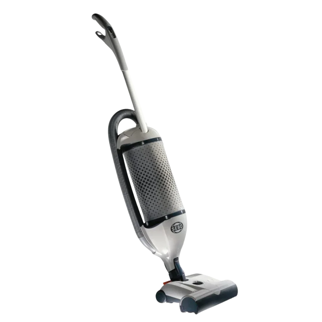 SEBO Dart 1 upright commercial vacuum cleaner with 31cm brush for professional floor cleaning