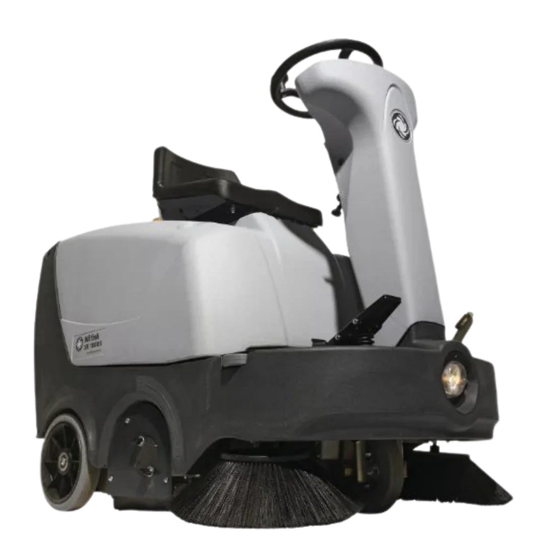 SR1000SB Ride on Battery Road Sweeper - Nilfisk