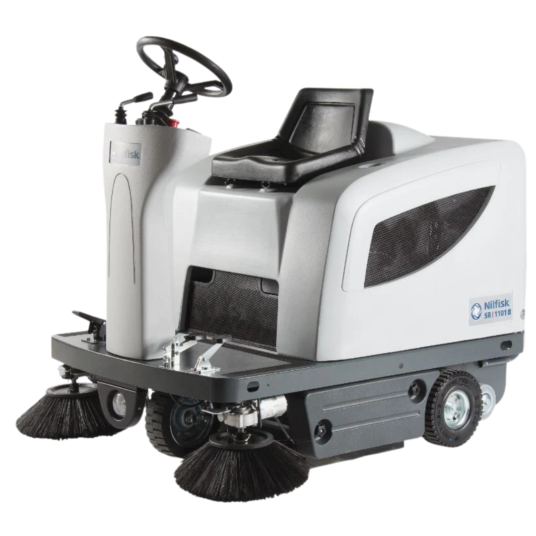 SR1101B Ride on Battery Road Sweeper - Nilfisk