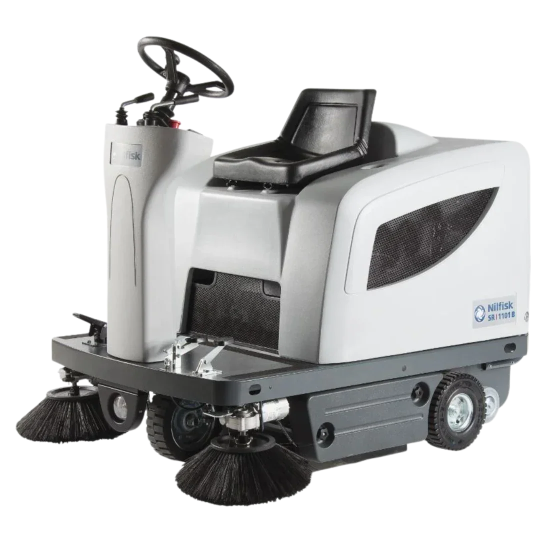 SR1101B Ride on Battery Road Sweeper - Nilfisk