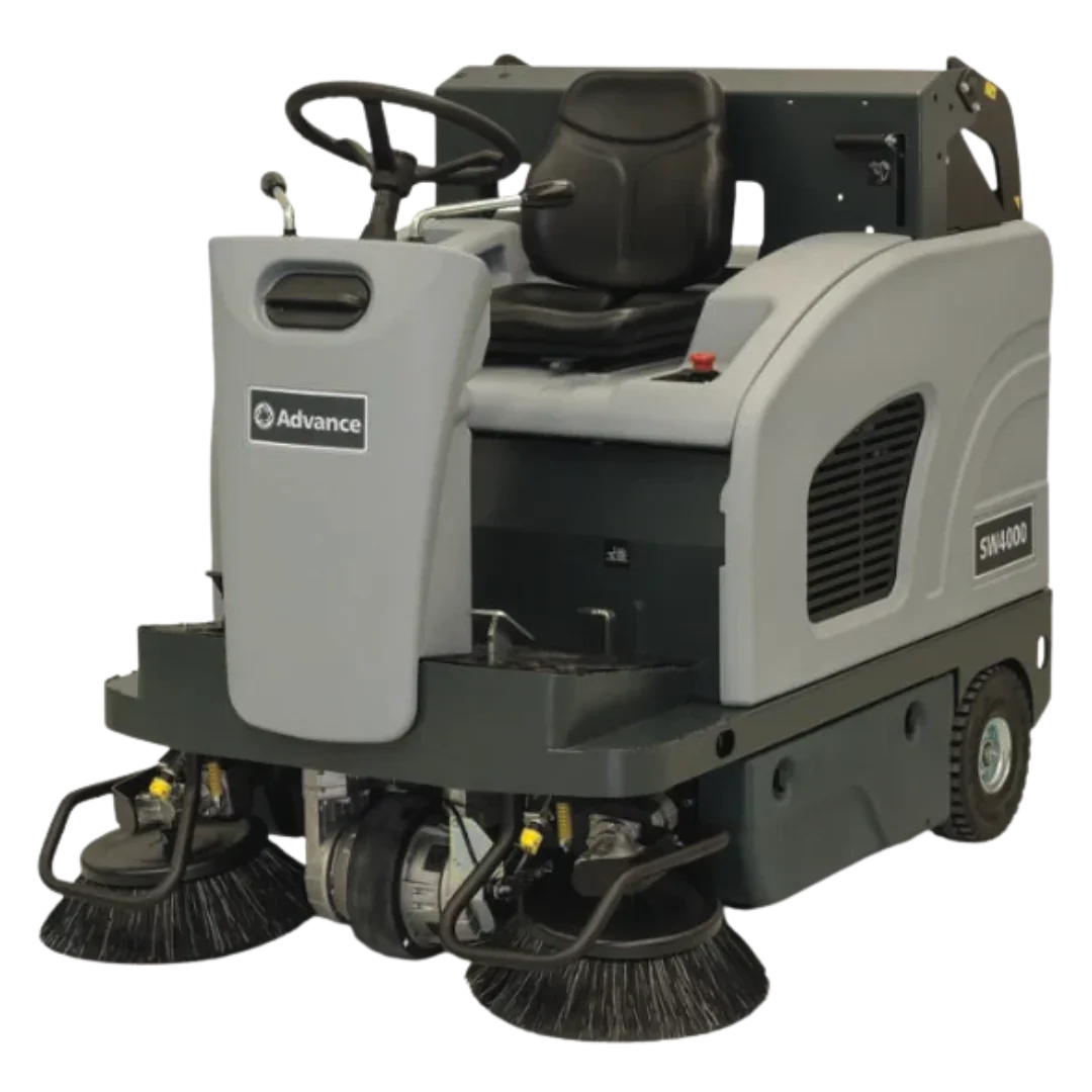 SW4000 P Ride on Petrol Road Sweeper - Nilfisk