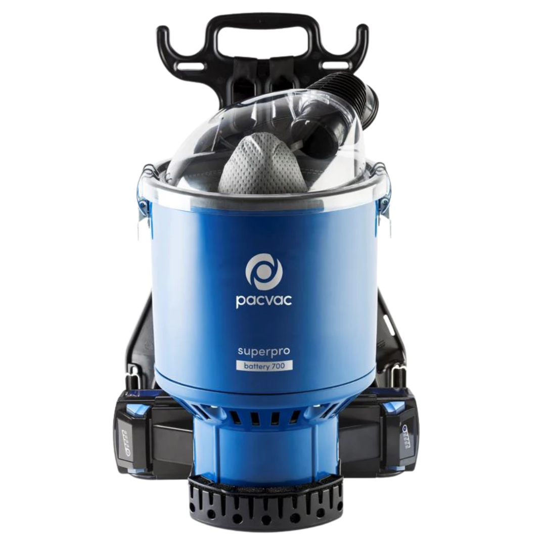 Pacvac Superpro 700 Advanced Battery Back Pack Vacuum