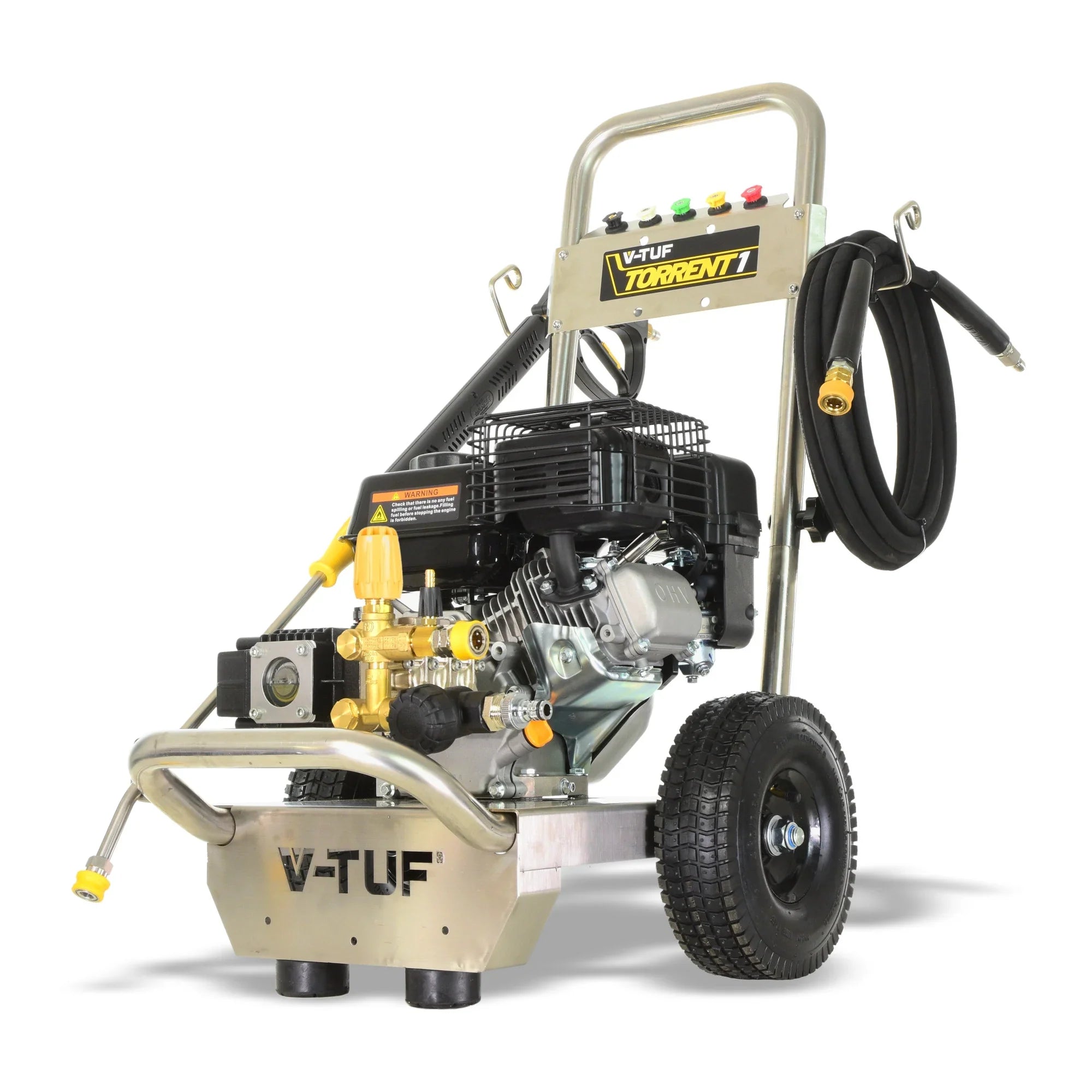V-TUF TORRENT 1 petrol pressure washer 190 bar 2755 PSI with 7HP engine for professional jet washing