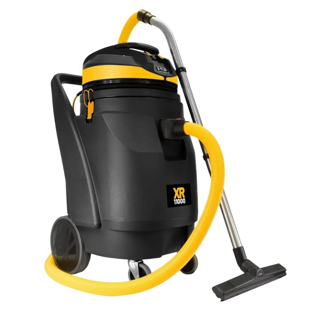 V-TUF XR11000 110L triple motor industrial wet and dry vacuum cleaner with hose and wand
