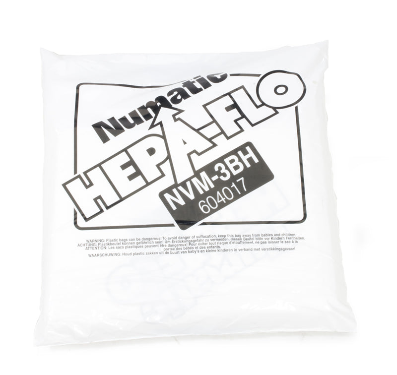 NVM3BH HepaFlo Dust Bags 10 Pack 604017 Numatic Avern Cleaning