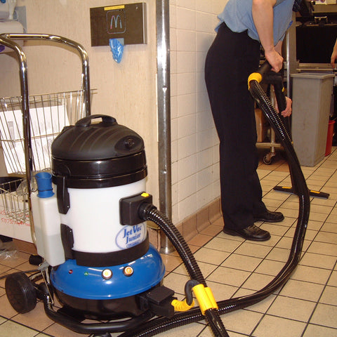 Jet Vac Compact Dry Steam Cleaner with Vacuum Duplex