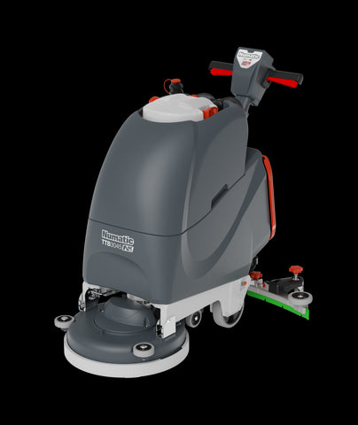 Front view of the Numatic TTB3045NX Battery Powered Scrubber Dryer Floor Machine