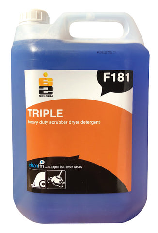 Triple Scrubber Dryer Detergent F181 5 Litre Selden