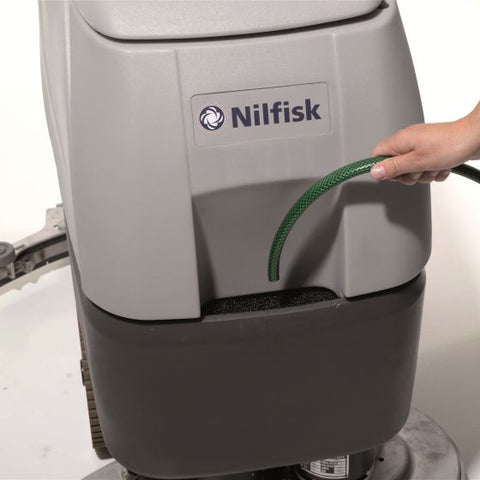 Image 5: View of the filter on the Nilfisk BA551 Battery Powered Scrubber Dryer
