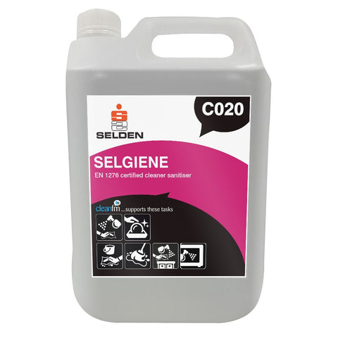Selgiene / Regiene Concentrated Cleaner Sanitiser C020 5 Litre Selden