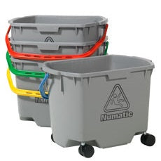 Numatic 906313 30L Multimop Bucket with Handle and Wheels - BLUE
