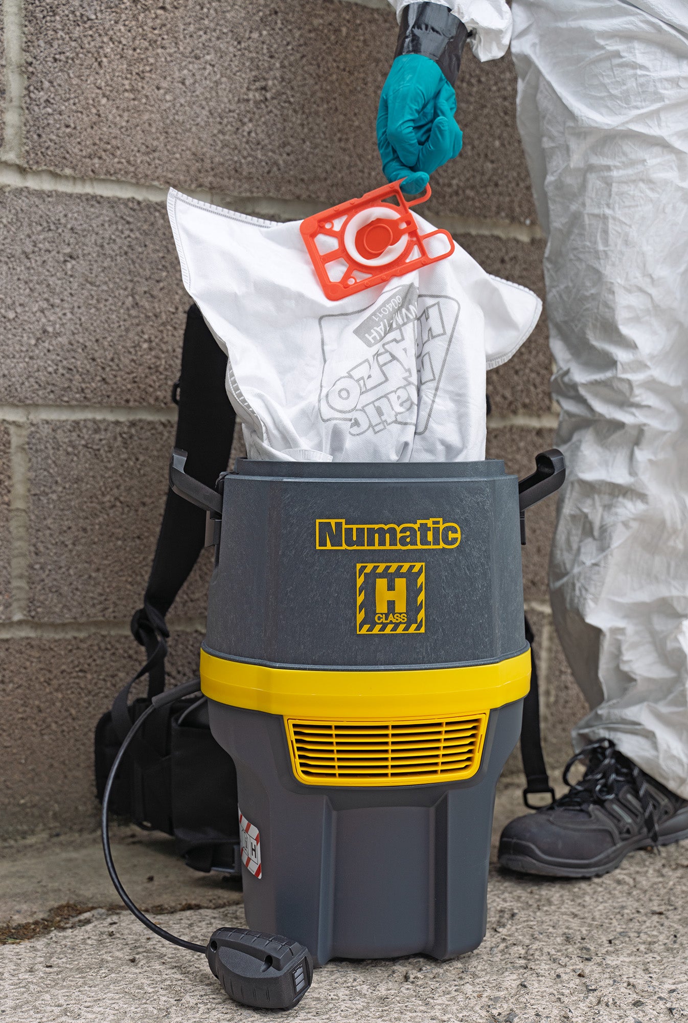 Numatic RHB150NX H Class Cordless Backpack Vacuum Cleaner