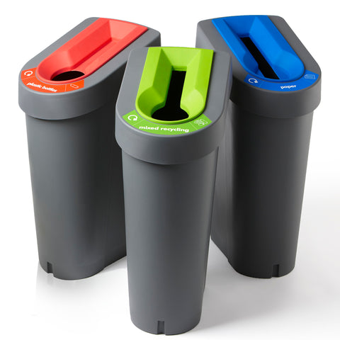 uBin Recycling Bins 70L Inc Inserts- Made From Recycled Plastic