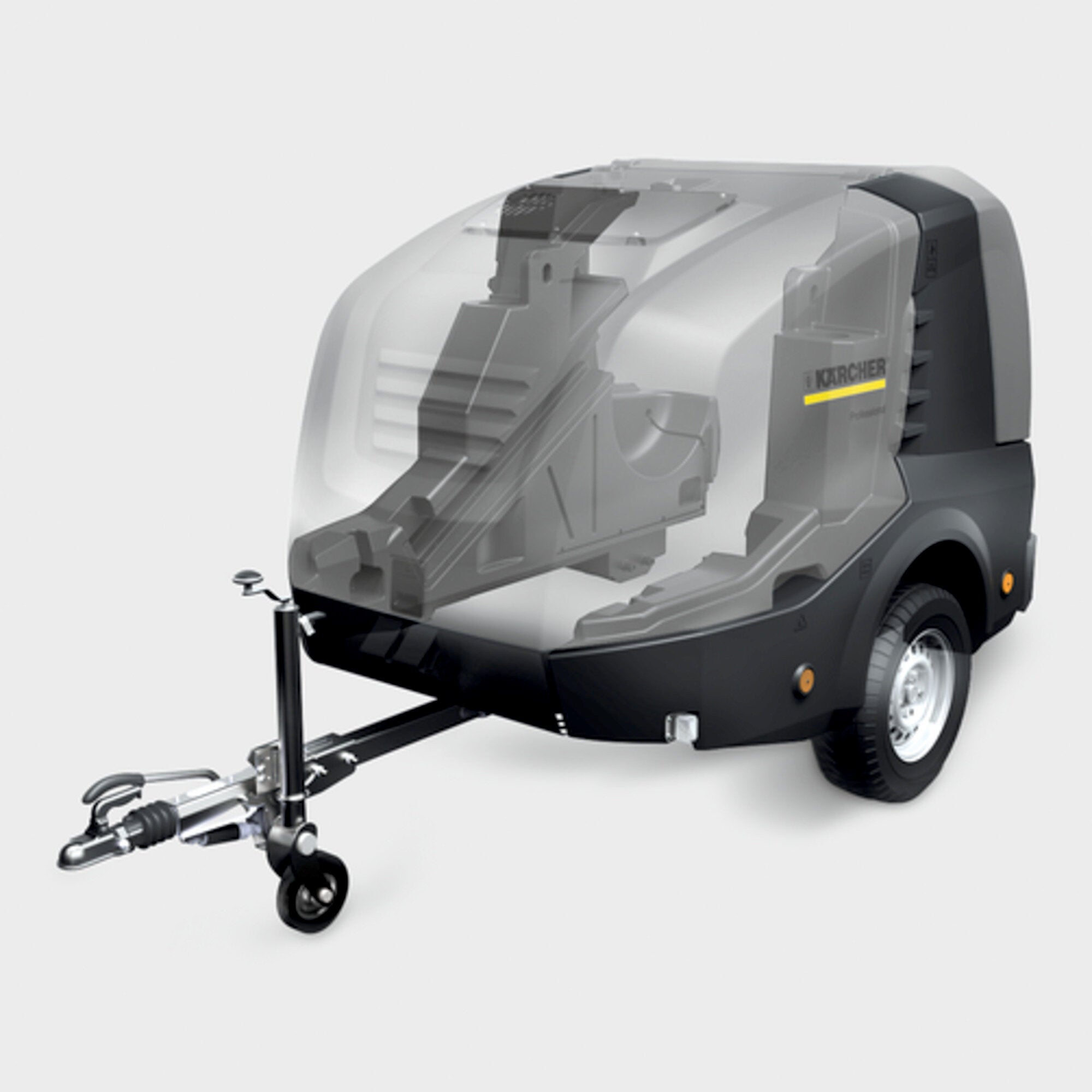Karcher HDS 17/20 De Tr1 200Bar Trailer Mounted Hot Water Pressure Washer 1.524-952.201
