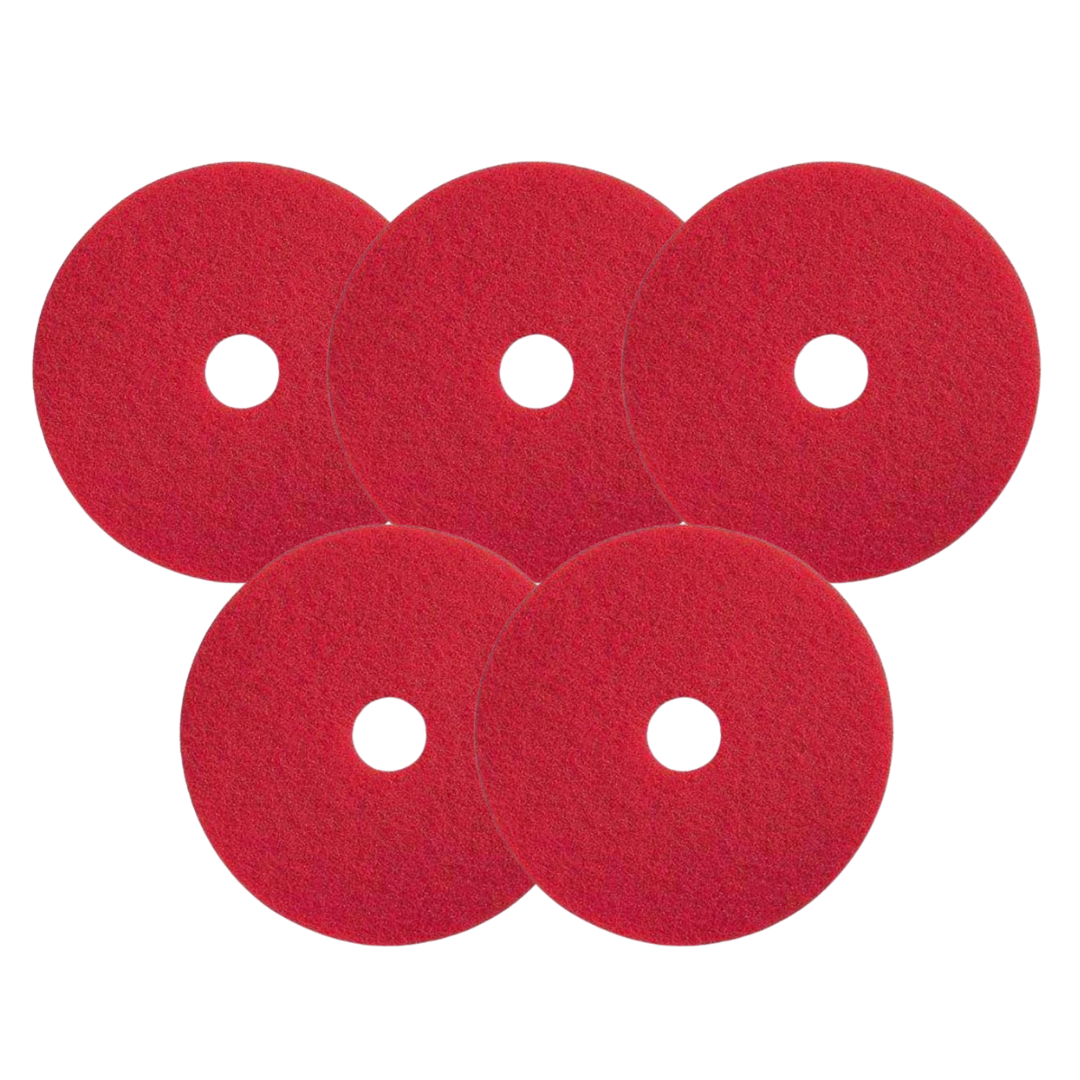 Red Pads 15 inch 5 Pack