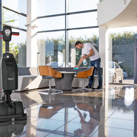 Numatic NuClean Compact 440NX Battery Upright Scrubber Dryer