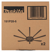 Makita 191P28-6 Side Brush Assembly Set DRC300