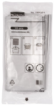 Makita 195432-5 Poly Bag Set (10 Pack)