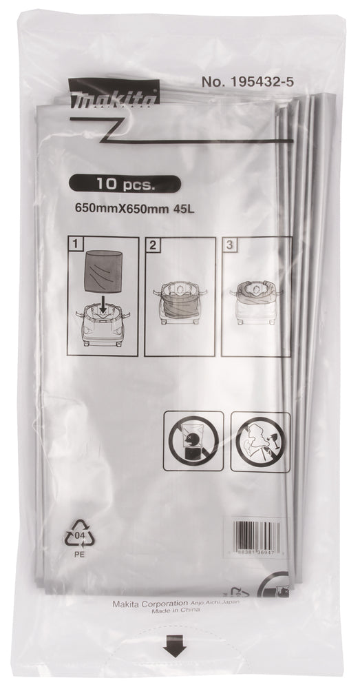 Makita 195432-5 Poly Bag Set (10 Pack)