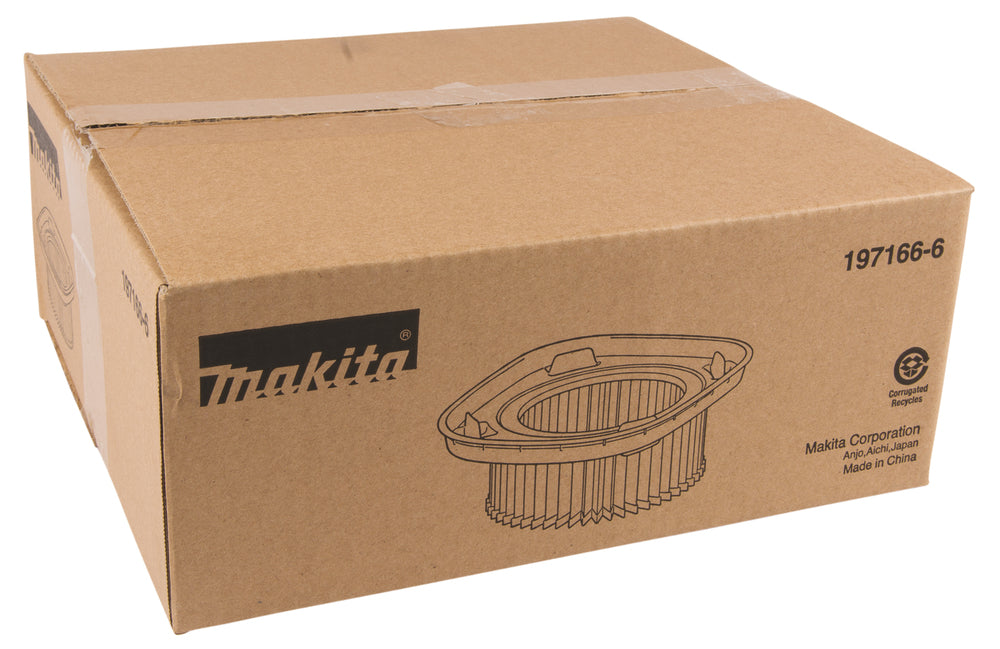 Makita HEPA Filter for Twin 18V / 36V L Class Dust Extractor / Vacuum Cleaner 197166-6