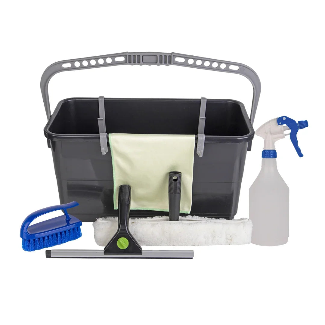 Complete Window Cleaning Kit Window Cleaning Kit with Bucket | Professional Starter Set – Avern ...