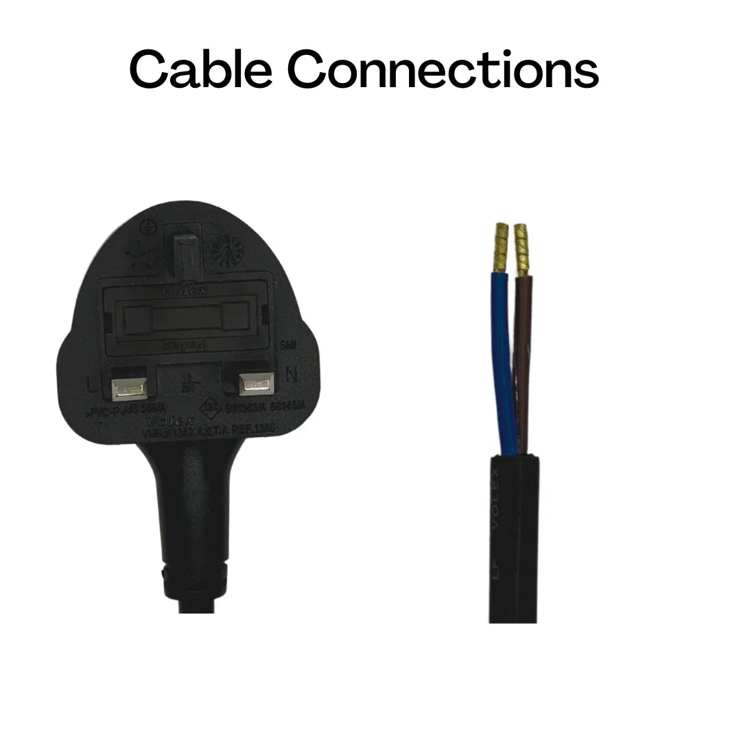 Numatic 236116 Mains Power Cable 12.5m x 1mm 2 Core (UK Plug)