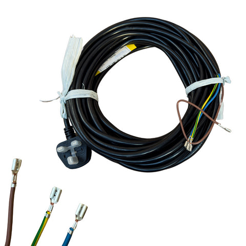 Numatic 236163 15m 3 Core UK Plug cable