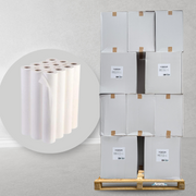 Pallet Deal White Couch Rolls 2PLY 40m x 500mm WholeSale Full Pallet (32 Cases) 384 Rolls