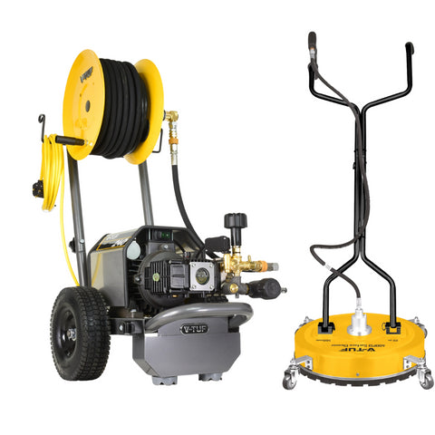 V-TUF VTUF240HR Cold Pressure Washer 100Bar (1450psi) 12L/Min 240v Patio Kit